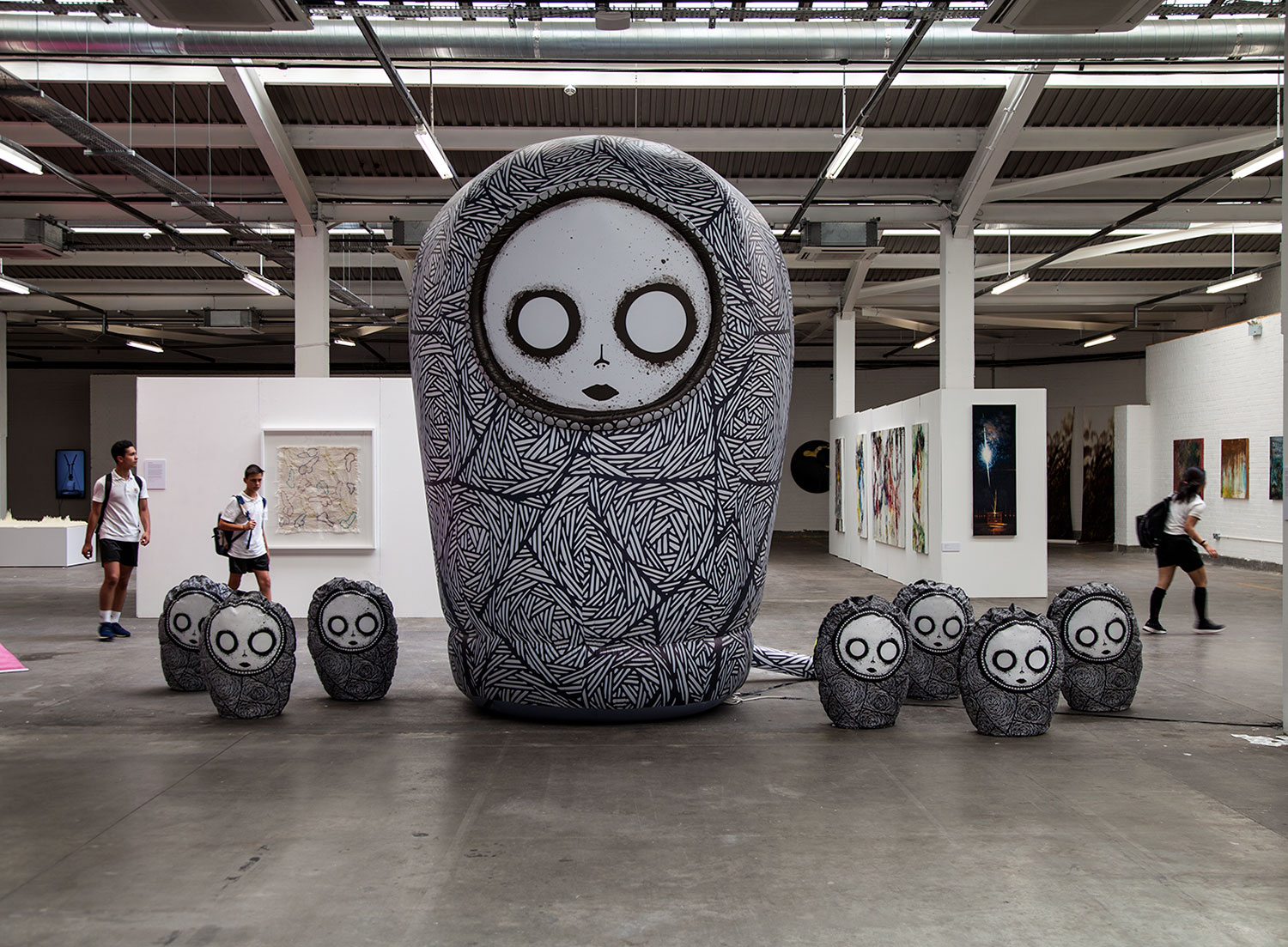 Free Range, Graduate Art & Design shows, Old Truman Brewery Hanbury Street, Brick Lane, Spitalfields, East London